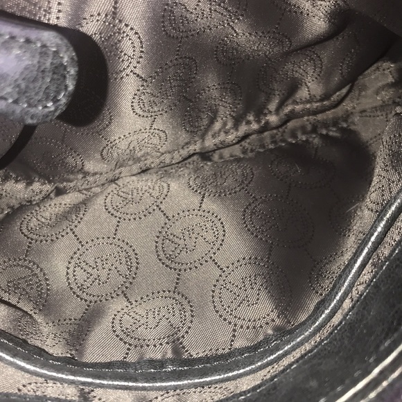 MICHAEL KORS | RARE FLURRY RABBIT FUR AND LEATHER HANDBAG SILVER CHAIN STRAPS* - Picture 8 of 8